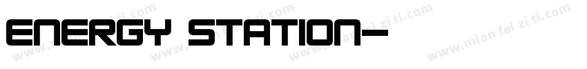 Energy Station字体转换